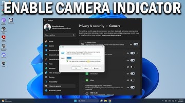 How To Enable Hidden Camera Privacy Indicator in Windows 11 - Easy Fix