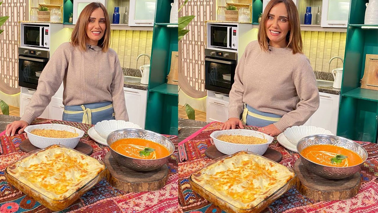 سر الصنعة مع الشيف دعاء السمنودي | لازانيا باللحمة المفرومة - شوربة الطماطم - آبل كرامبل