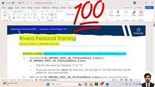 Illustrated Word 365/2021 | Module 4: SAM Project 1b #RiveraPersonalTraining