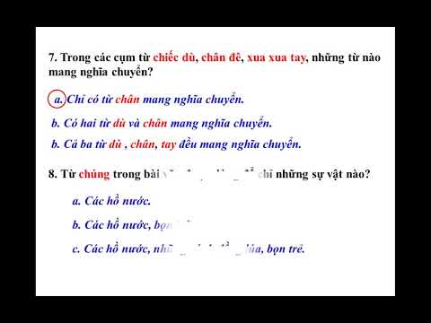 Luyện Từ Và Câu Lớp 5 Thứ 5 Ngày 7/5/2020.