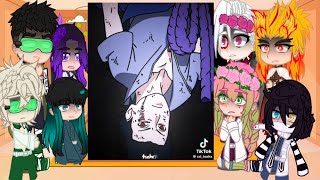 Hashiras react to Giyuu Tomioka as Sasuke Uchiha || Part 3 || Kny/Ds || Sasunaru || #fyp
