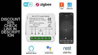 Tuya WiFi Zigbee Smart Curtain Switch Module for Roller Blinds Shutter Motor APP Control Works with screenshot 5