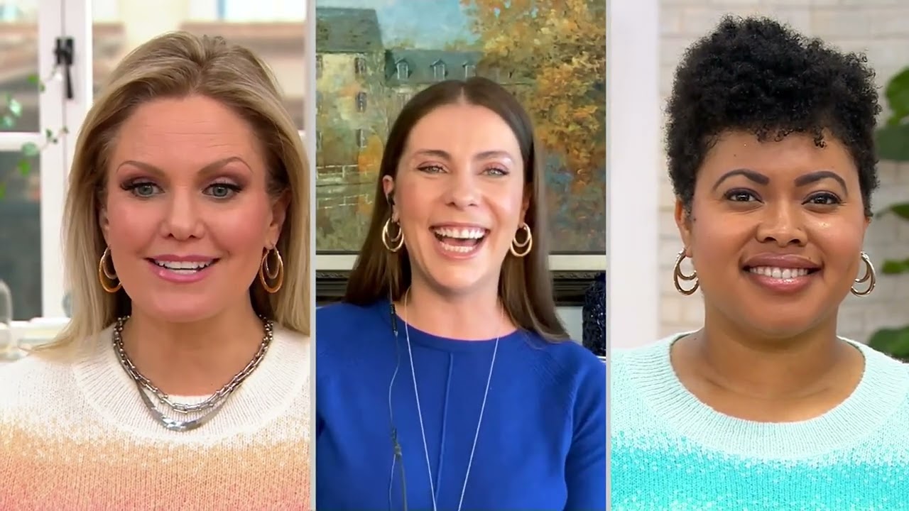 Italian Silver Shiny Double Oval Hoop Earrings on QVC