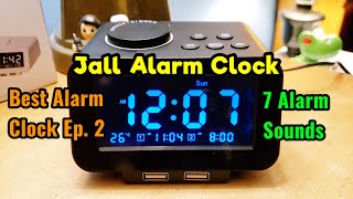 Jall K8 Digital Alarm Clock Fm Radio, 7 Sounds, Thermometer, 2 Usb Review Best Alarm Clock Ep. 2