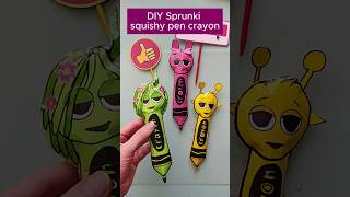 Diy Sprunki Squishy Pen Crayon