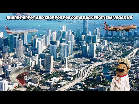 SB Movie: Shark Puppet and Chef Pee Pee come back from Las Vegas NV!