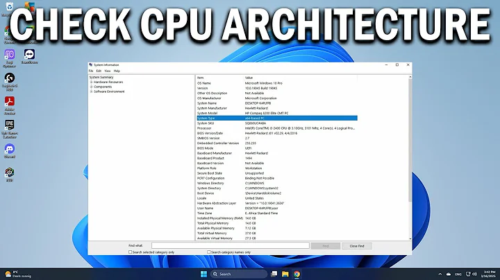 How To Check if Processor Is 32 Bit, 64 Bit, or ARM in Windows 10 - Easy Fix