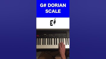 G# Dorian Scale On Piano: Easy Tutorial For Beginners | Music Simply Understood #music #dorian