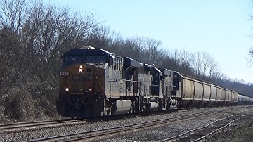 CSX ES40DC 5301 w/ Nice K5HL + SD40-2 Leads Manifest Q514-28 on 1/30/22