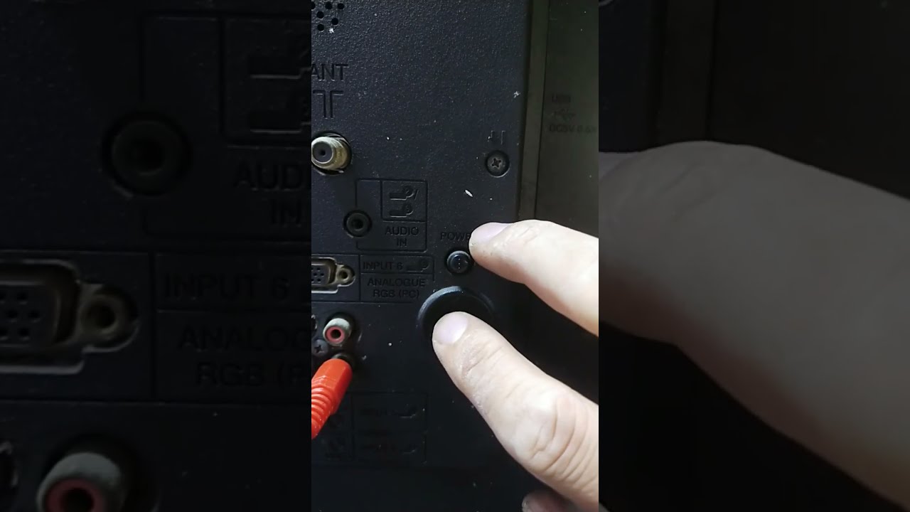  Short Reset Lamp Error Sharp 32