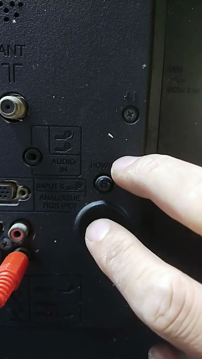 (short) reset lamp error sharp 32