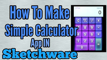 How To Make Simple Calculator App in Sketchware
