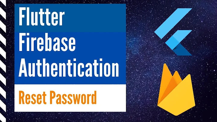 Flutter Firebase Authentication - Reset Password