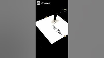 Drawing a medicine symbol with CNC drawing machine