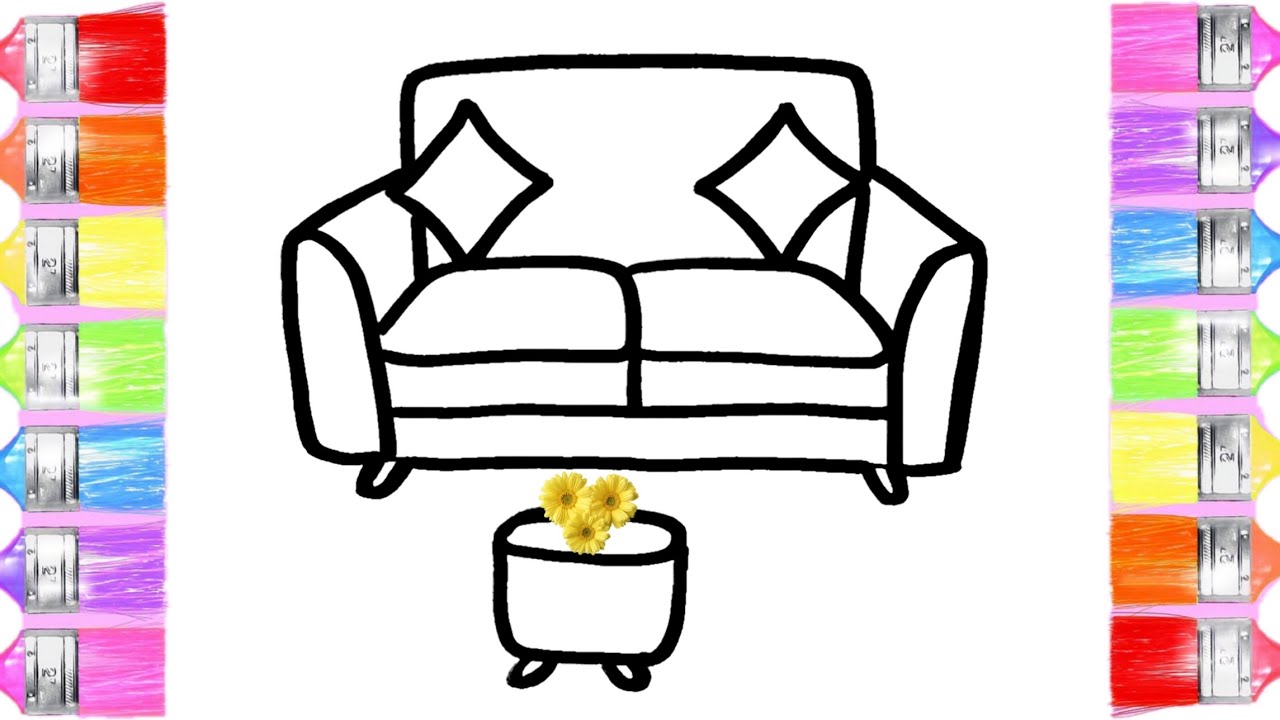 Top 50 cách vẽ ghế Sofa đơn giản đẹp nhất