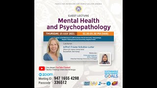 Guest Lecture: Mental Health and Psychopathology