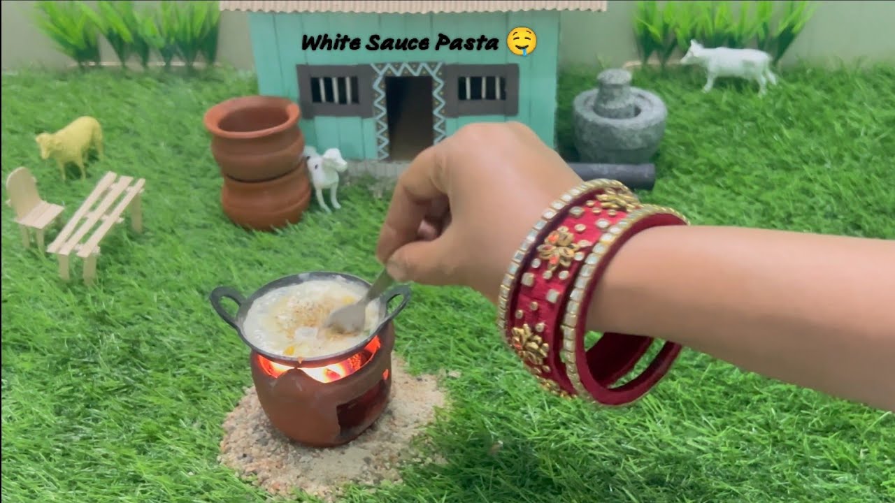 Creamy white sauce pasta | white sauce pasta recipe 