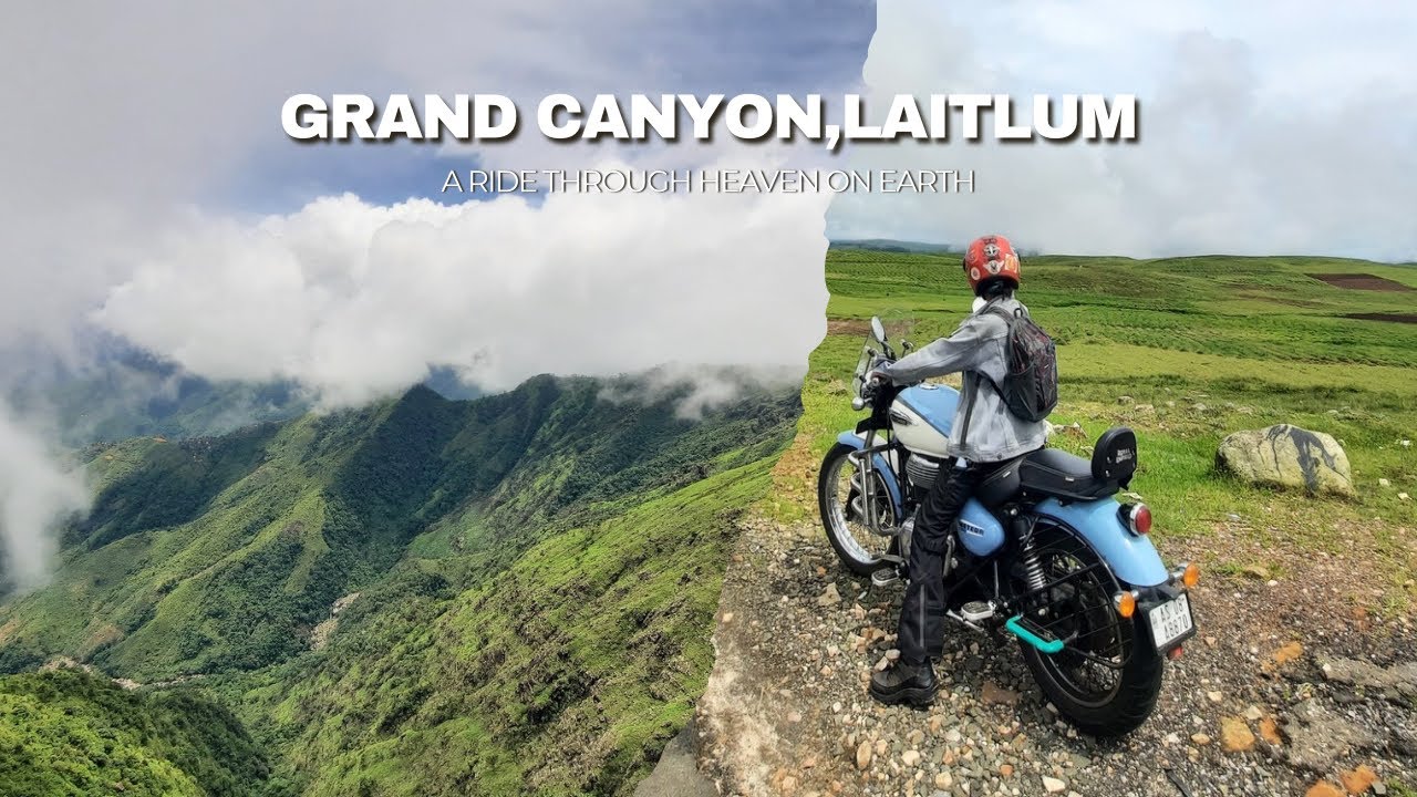 Exploring Grand Canyon of India | Laitlum Bike Ride Adventure | Meghalaya Vlog 2025