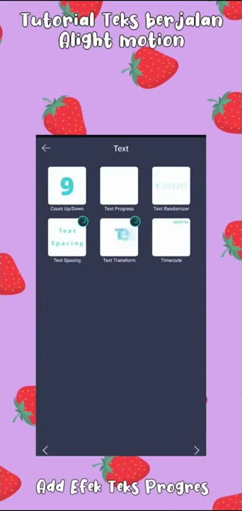 Tutorial Teks Berjalan Di Apk Alight Motion (Buat Pemula)
