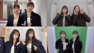 tik tok ダンス かわいい JK 学ラン女子　全て横画面