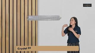 Crystal Zeppelin Horizontal Chandelier Lamp - LUMINARIA LIGHTING