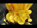 केले के चिप्स बनाये कुछ ट्रिक के साथ क्रिस्पी व टेस्टी || Banana Chips/Banana Wafers ||