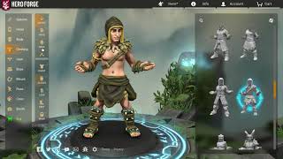 Heroforge tutorial: Caveman