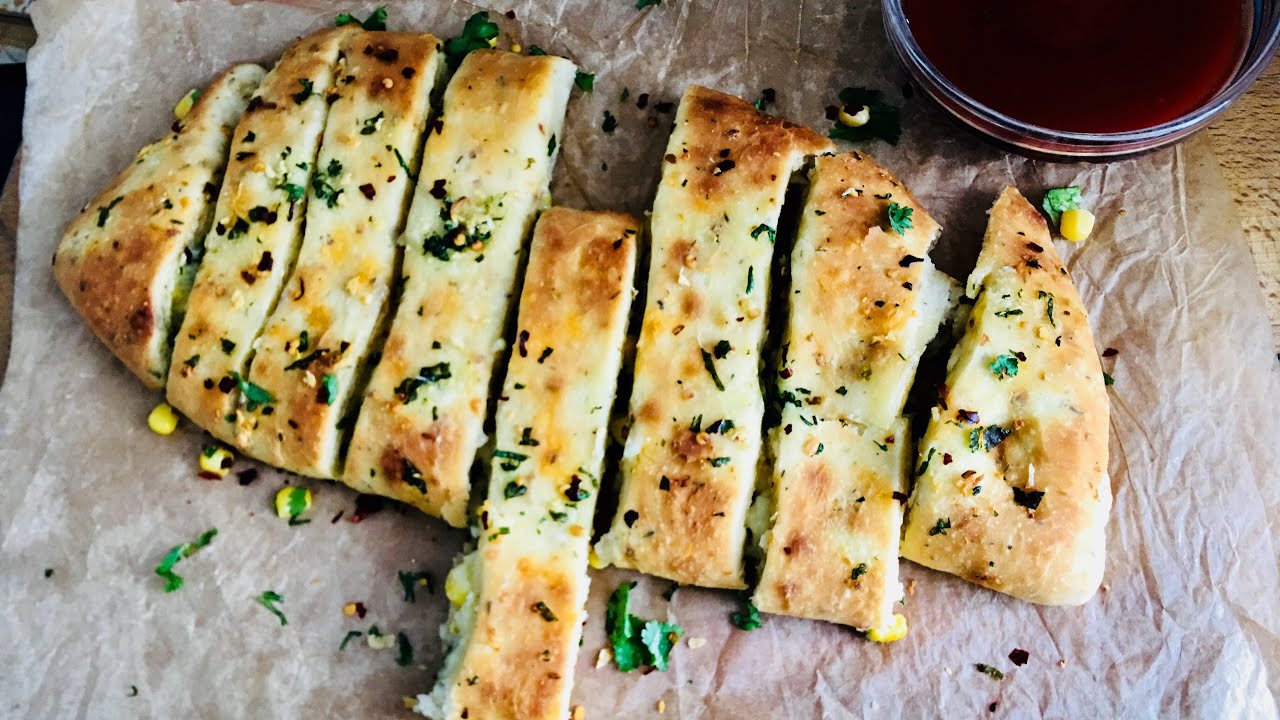 Garlic Bread Recipe yummy cheesy garlic bread YouTube