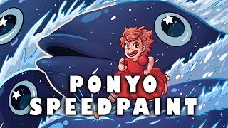 PONYO REDRAW - [SPEEDPAINT]