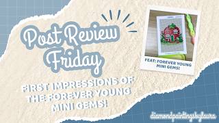 Post Review Friday || First Impressions of the Forever Young Mini Gems || Fruit Cottages