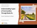Understanding Types of Communities: Rural, Suburban & Urban | No Curriculum