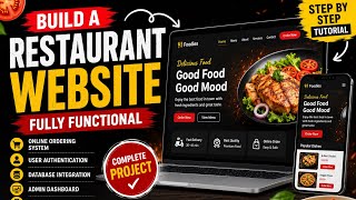 MAKING A FULL WORKABLE RESTAURANT WEBSITE USING CHAT GPT.