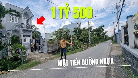 N028 | Biệt Thự Bình Chánh Hưng Long Mặt Tiền Đường Nhựa 8m - 1 tỷ 500tr Nhận Nhà