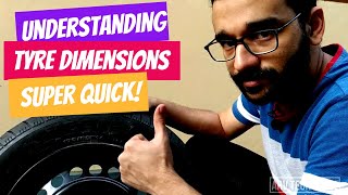 Understanding Tyres in 6 minutes!! | Tyre Dimensions | Choosing tyres
