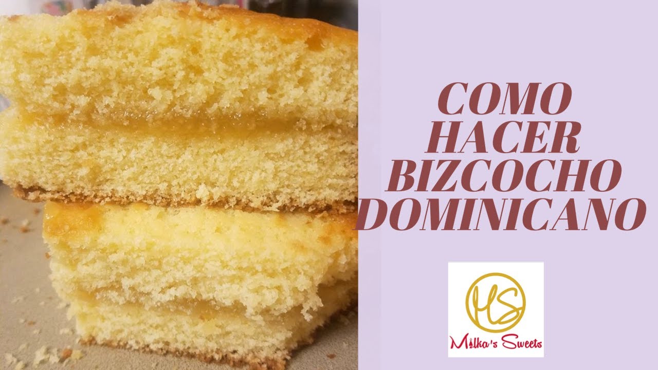 Como hacer un Bizcocho Dominicano 