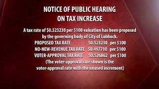Tax Notice Increase 2021
