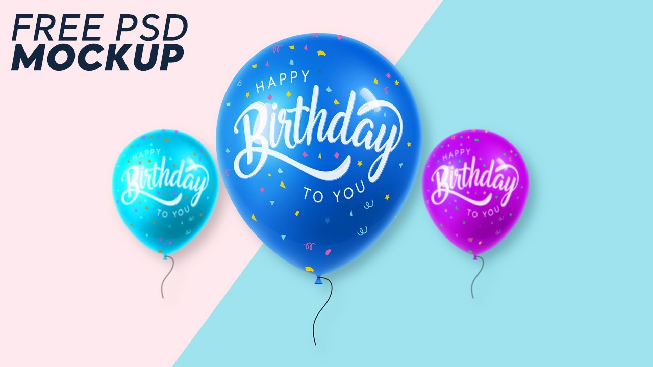 Download Balloon Free Psd Mockup Adobe Photoshop Tutorial 2020 Youtube