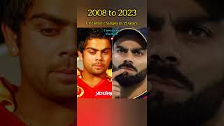 look how much 2008 cricketers like virat kohli ,Smith,boult changes in 15 years 2023 #viratkohli