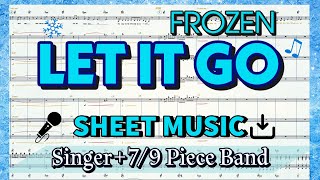 Let It Go Idina Menzel Disneys Frozen - 10 Piece Band Sheet Music