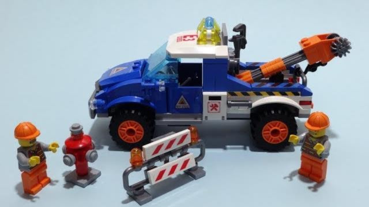 Enlighten 1109 Road Wrecker Tow Truck - Lego Compatible Bricks