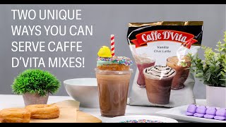 Unique Ways to Serve Coffee Drinks Ft. Caffe D'Vita | Mocha Cappuccino & Vanilla Chai Latte