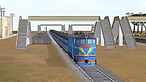 Train Sim - India Using Diesel Passenger Locomotive TE7 - Simulasi Kereta Api