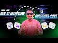 🎯 Most Common Generative AI Interview Questions | Easy Level