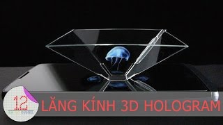 Hướng dẫn cách làm lăng kính 3D Hologram cho smartphone 3.5 - 5 inch | 12 Hoa Tay Channel | screenshot 5