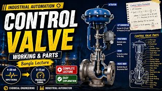 Instrumentation | Control Valve | Different Parts & it's Working Principle| Chemical Engineering
