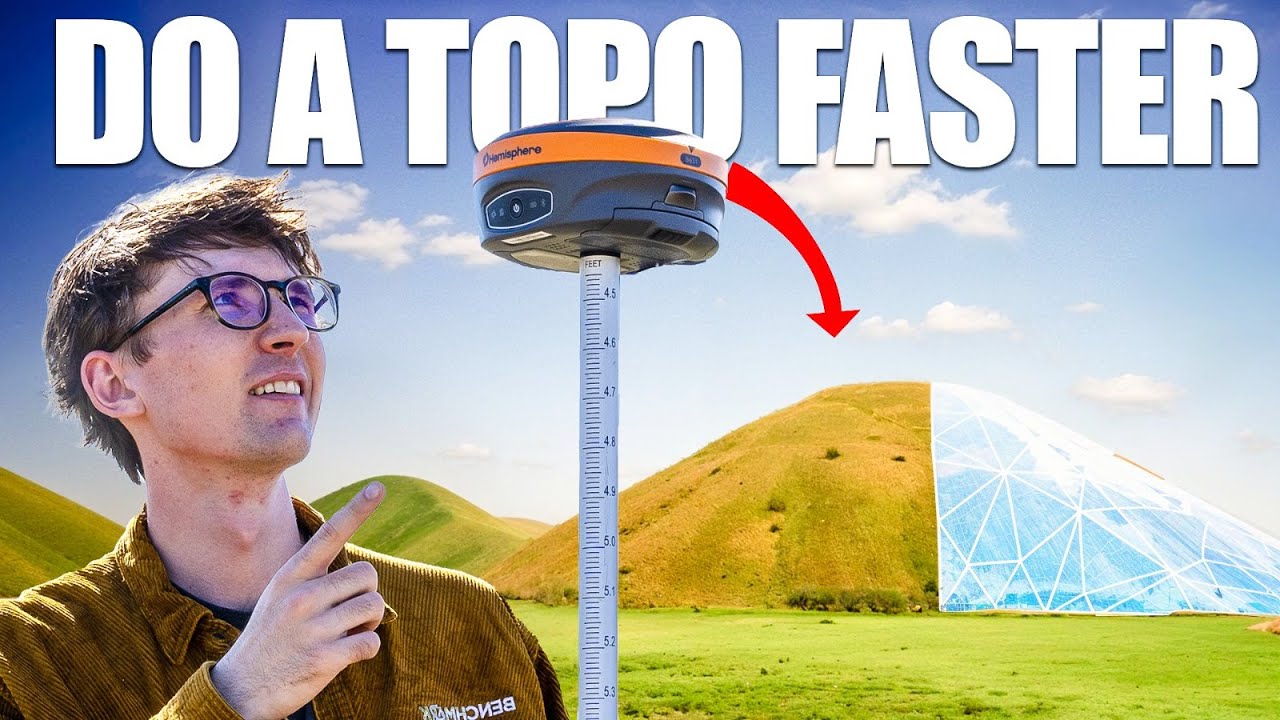 Как выполнять топографическую съемку быстрее и эффективнее с помощью RTK GPS