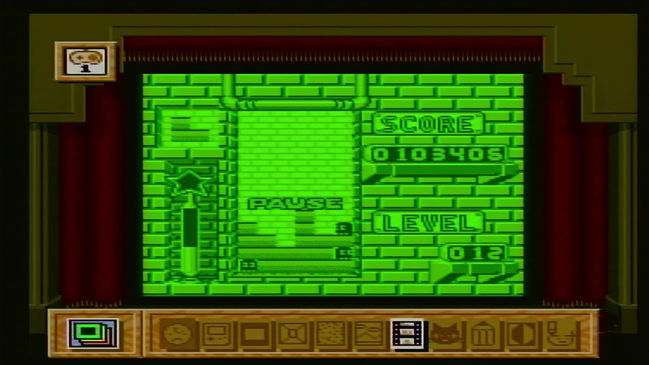 Pac-Attack on the Super Game Boy (FC Twin Capture through OBS Studio)