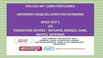 (Mock Test 1) NTA UGC NET Computer Science | Computer Networks MCQs | PGTRB | PGTRB Polytechnic