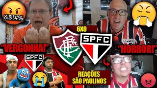 REAÇÕES dos SÃO PAULINOS - FLUMINENSE 6X0 SÃO PAULO - BRASILEIRÃO - REACT VAMOS RIR DO TRICOLOR