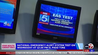 Federal government to conduct nationwide emergency alert test Wednesday via mobile phones, ...